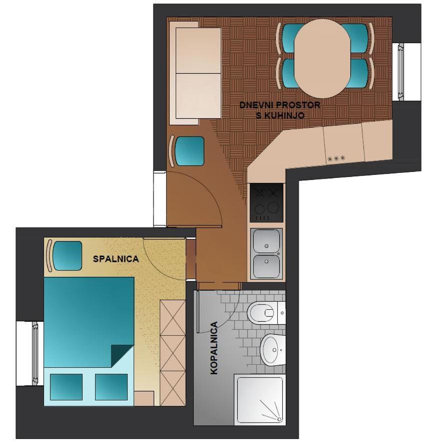 Blue Piran Apartment Exterior photo